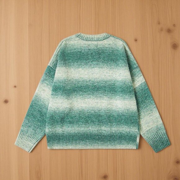 Stussy Gradient Button Knit Long-Sleeved Sweater - Picture 3 of 9